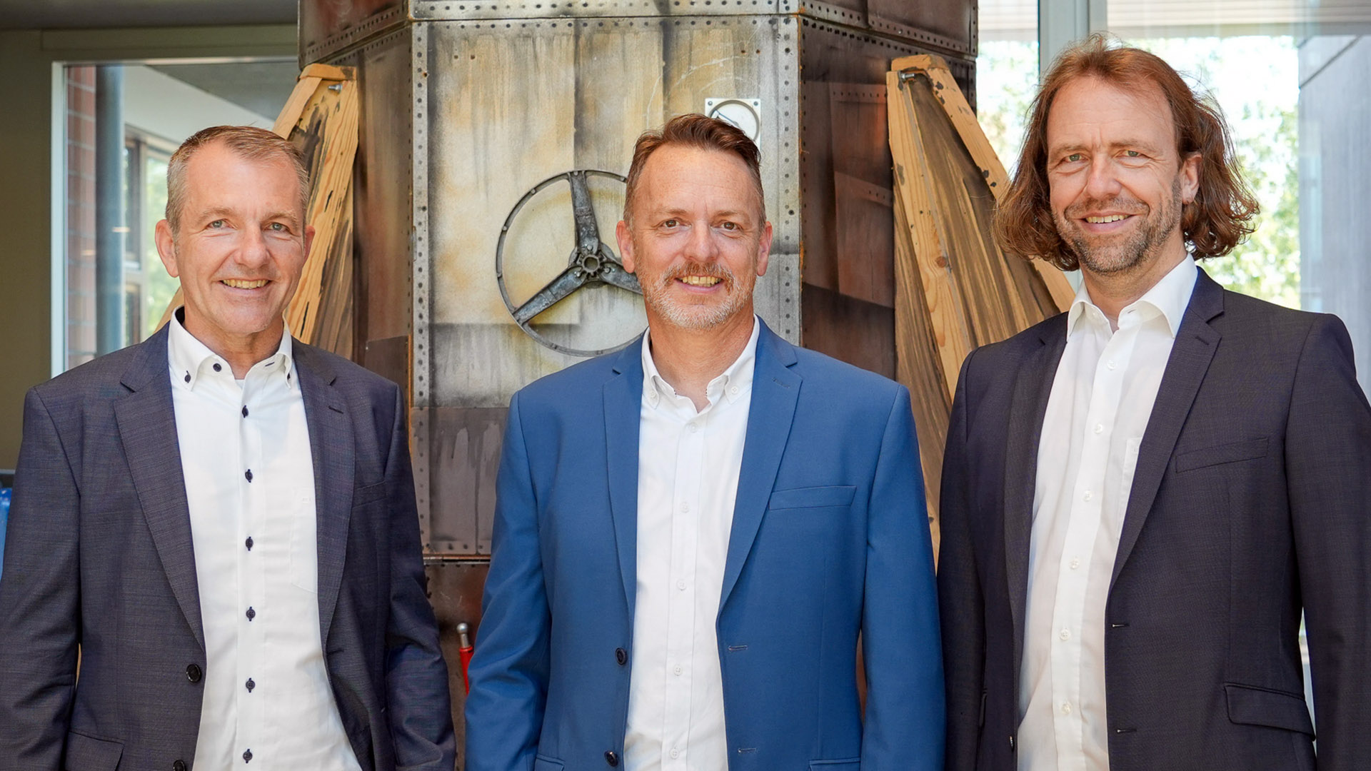 Geschäftsführung con terra: Christian Heisig, Christian Elfers, Christian Sehlleier (v. l.)