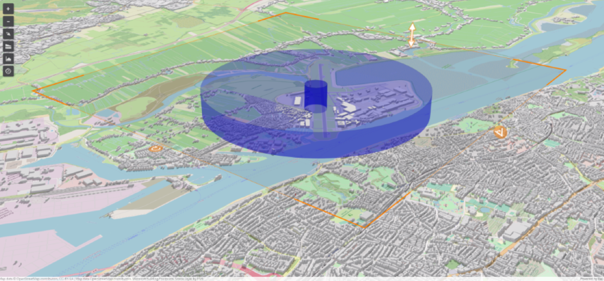 3D System Building Restricted Areas