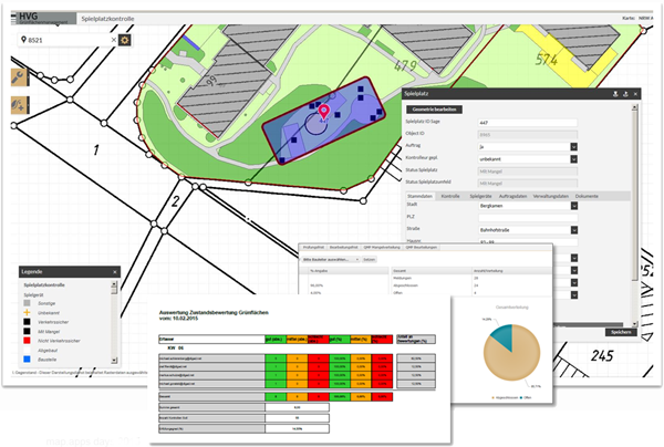 Land registry for green spaces and playgrounds