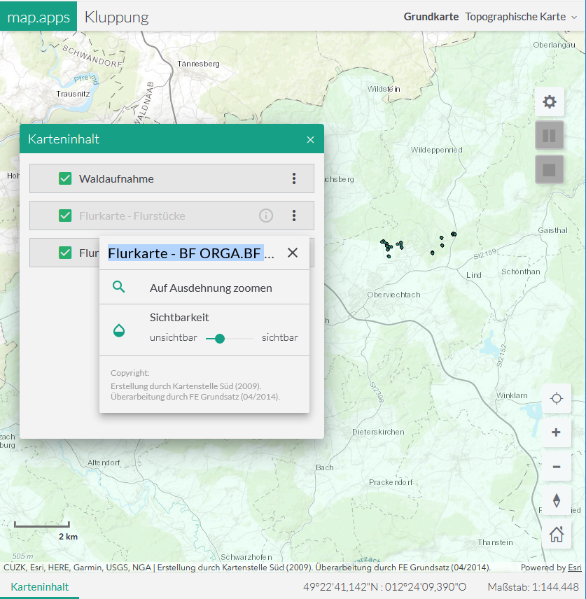 Speech recognition during forest surveys