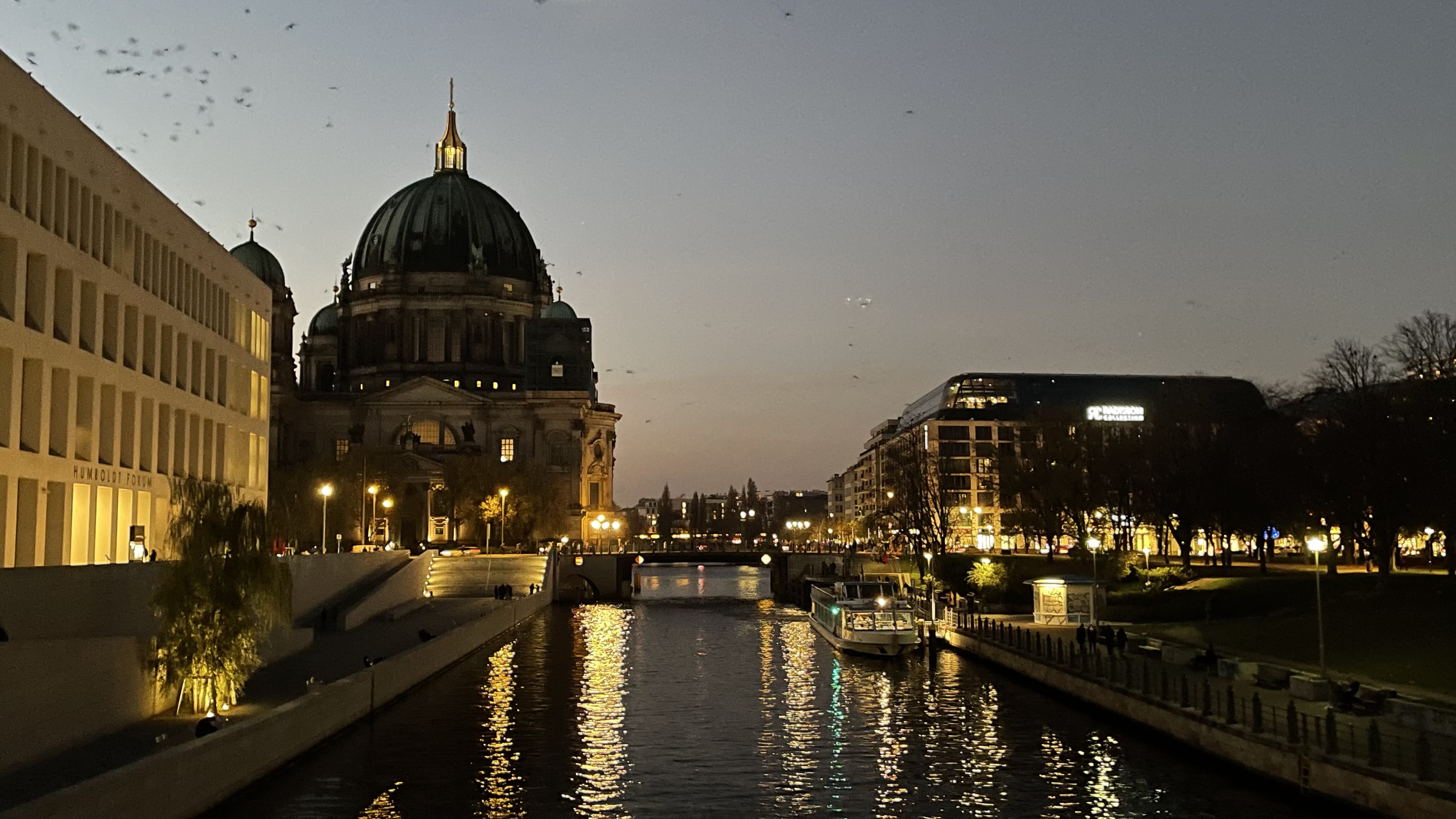 Berlin at night