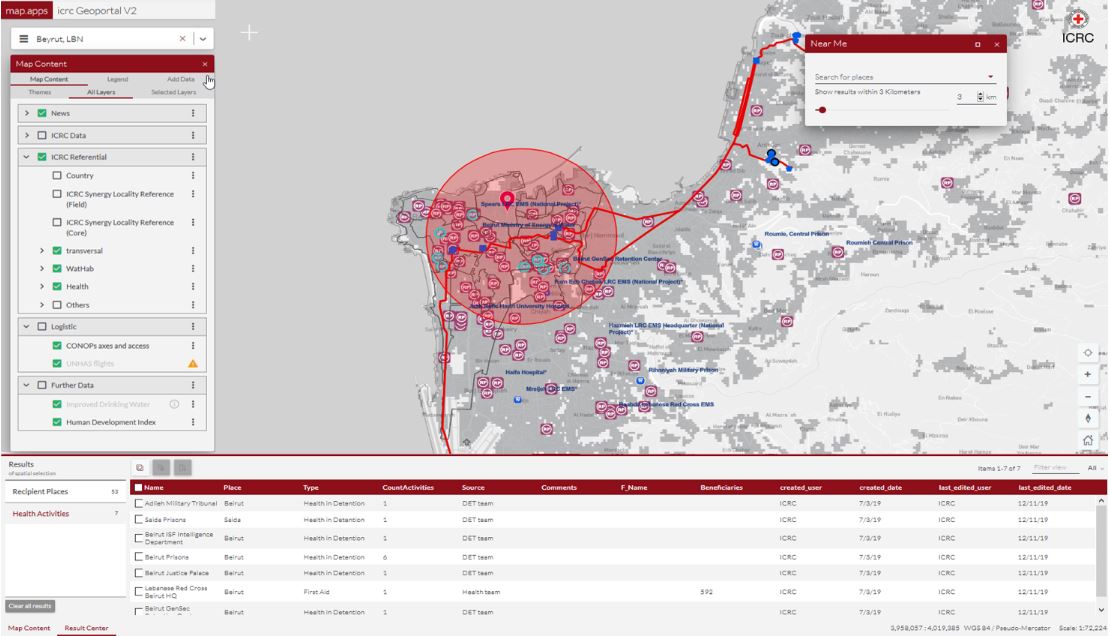 ICRC - Geoportal of the International Red Cross